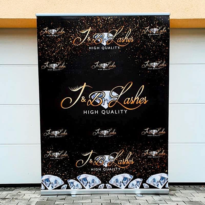 Fotohintergrund - Roll-Up - Fotowand - Aufsteller -  versch. Abmessungen - inkl. Tasche - Image 6