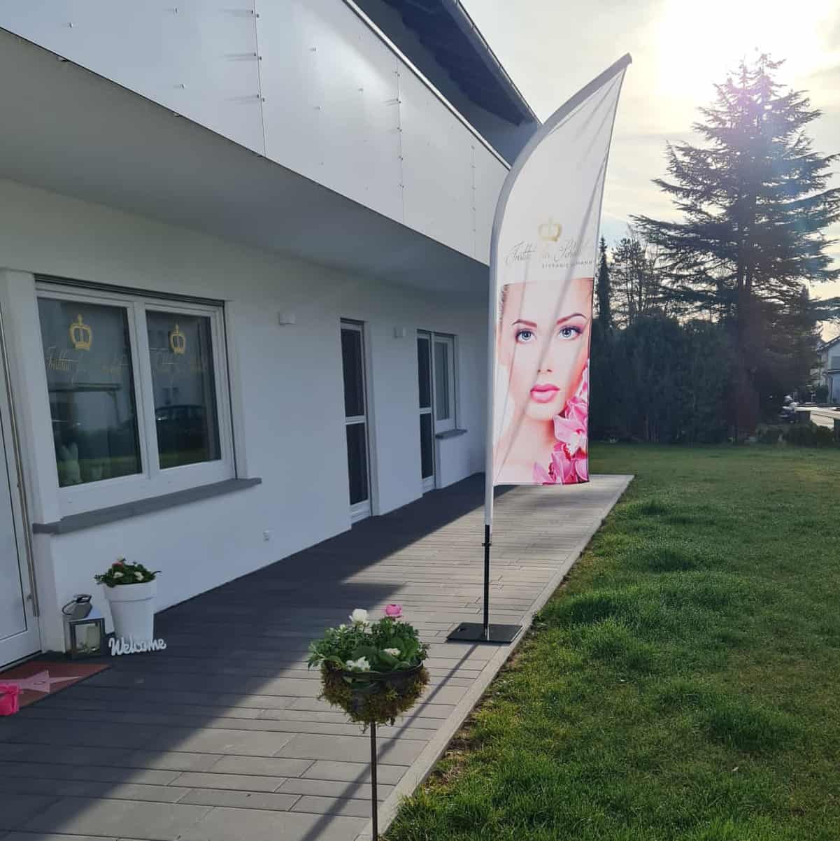 Werbefahne/ Fahne - Aussenwerbung / Mobile Werbung / Beachflag – Bild 5