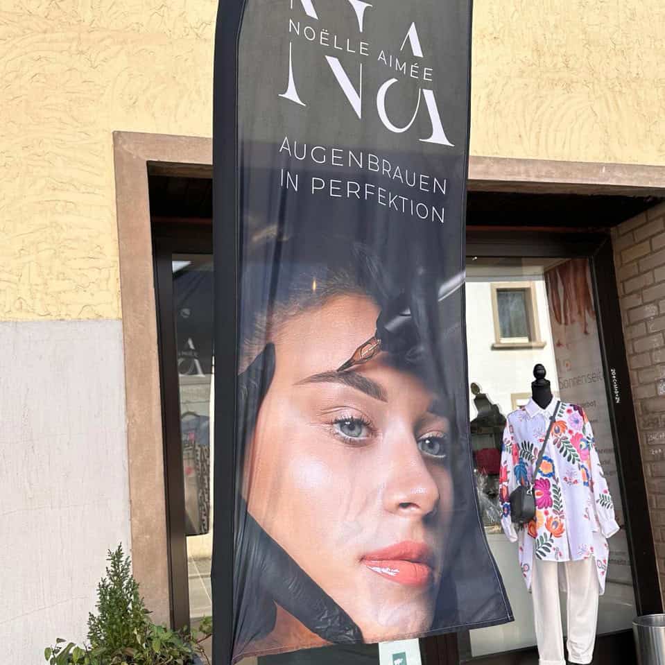 Werbefahne/ Fahne - Aussenwerbung / Mobile Werbung / Beachflag – Bild 6