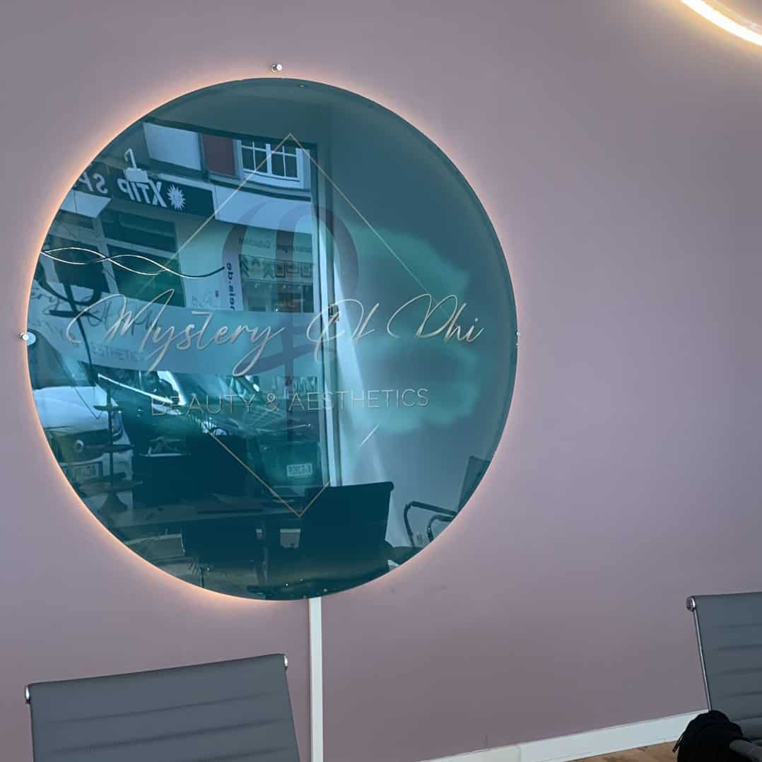 Glamouröses Acrylschild / Wandschild / Wandlogo bis zu 1,50m rund - Image 5