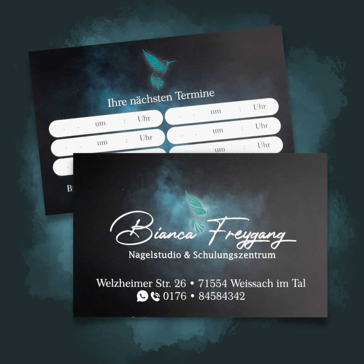 Terminkarte PREMIUM - matt Softskin – Bild 3