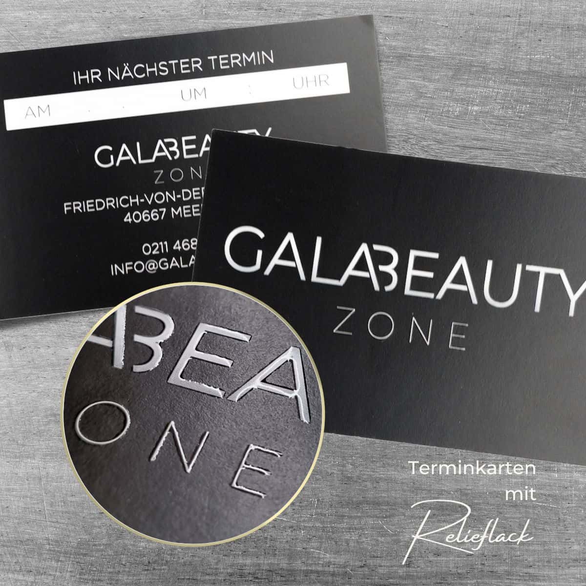 Exklusive Terminkarte mit LACK-Veredelung - Image 5