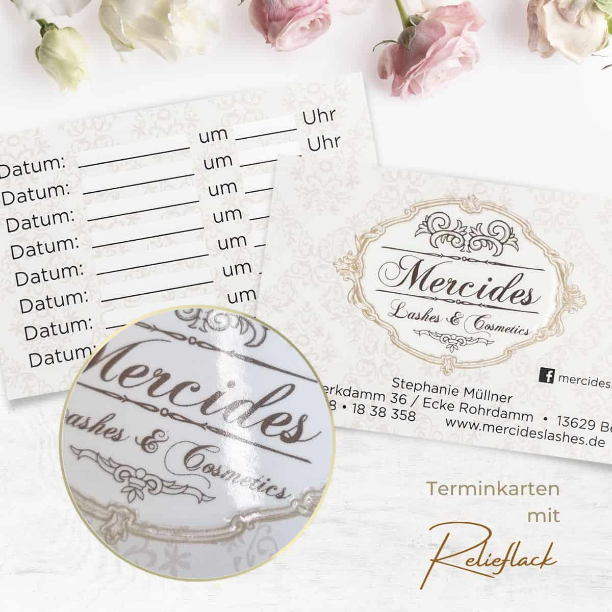 Exklusive Terminkarte mit LACK-Veredelung - Image 3