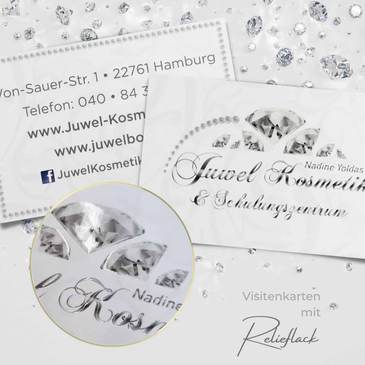 Exklusive Visitenkarte mit LACK-Veredelung – Bild 8