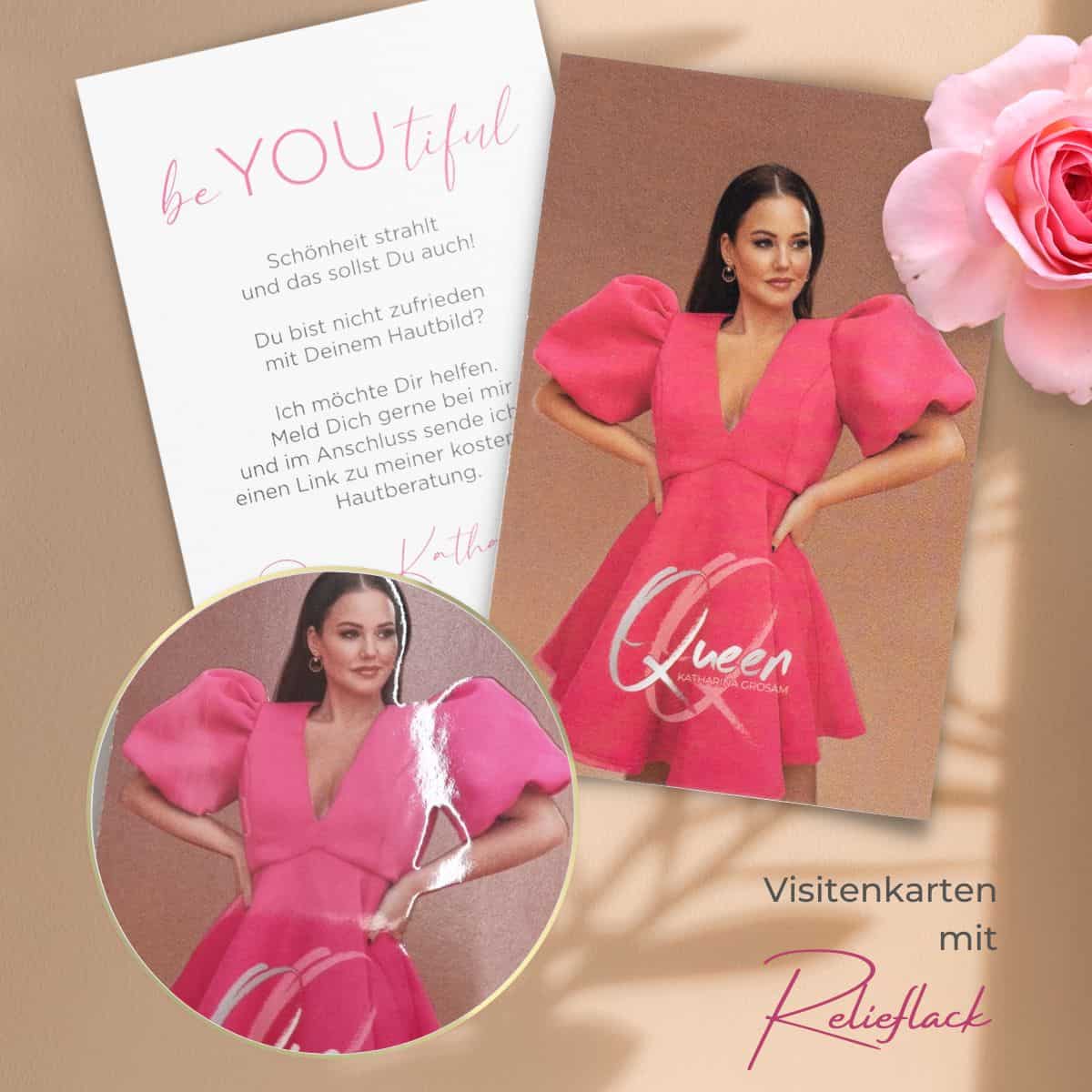 Exklusive Visitenkarte mit LACK-Veredelung – Bild 5