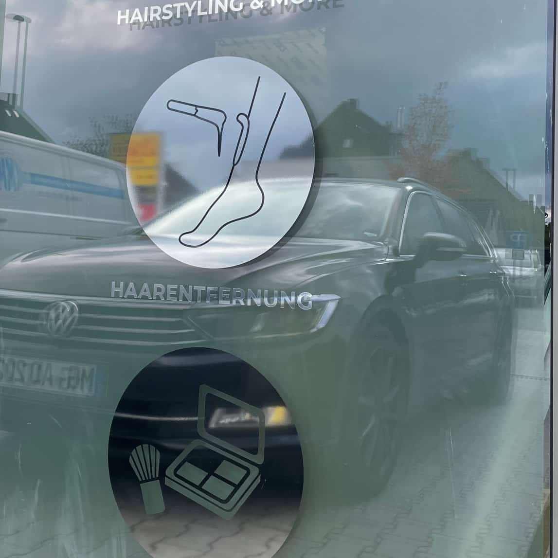 Fensteraufkleber / Icons / Schaufensterbeschriftung / Leistungen / gold & silber - Image 7