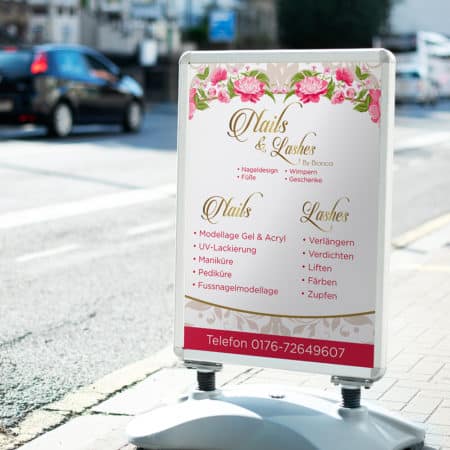 Plakat / Kundenstopper - DINA1 Plakat HOCHGLANZ - im Wunschdesign