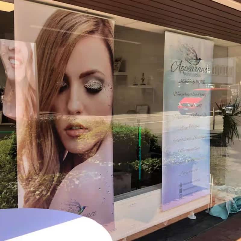 Exklusiver Satin-Dekobanner (Studiodeko / Schaufenster) 100x200cm - Image 10