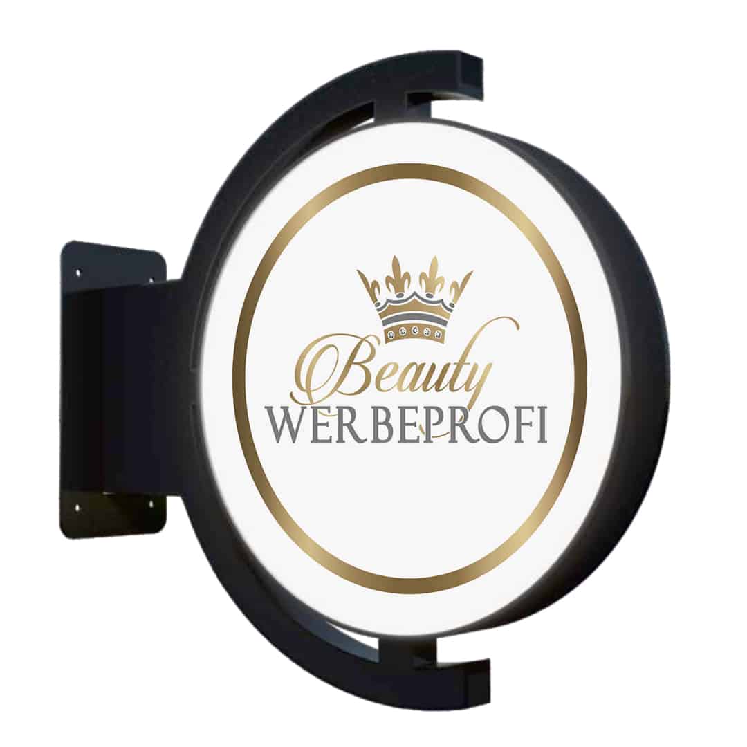 Luxus LED-Leuchtreklame / Nasenschild 2-seitig, hochwertig, anschlussfertig,  50 oder 60cm - Image 5