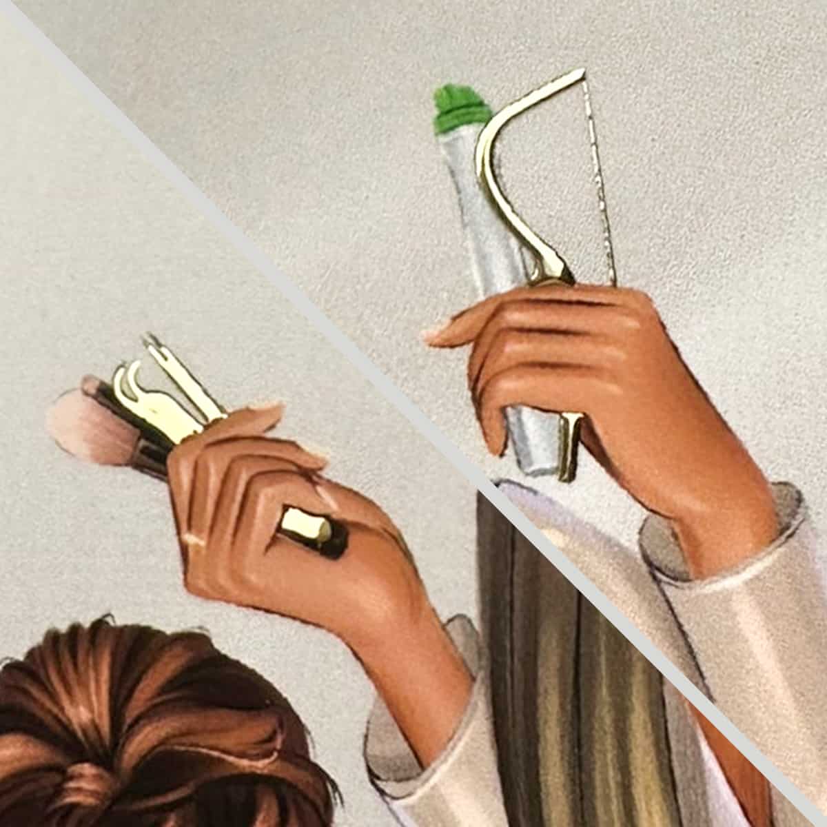 Exklusiver 4-seitiger Flyer / Faltblatt mit flüssigem Gold oder  Silber - Image 21